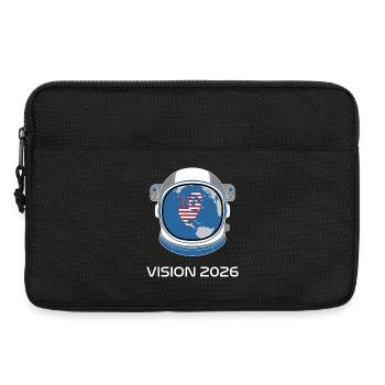 Vision 2026 USA Astronaut - Laptoptasche 13" - Schwarz - Vorne