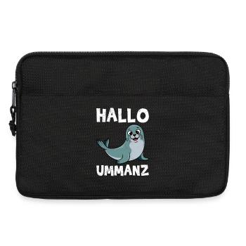 Île de la mer Baltique UMMANZ BONJOUR UMMANZ Drôle - Sacoche pour ordinateur portable 13 pouces - noir - Devant