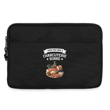 Charcuterie Board Fleisch Käse Liebhaber Essen - Laptoptasche 13" - Schwarz - Vorne