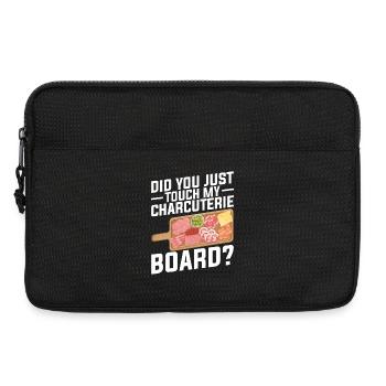 Charcuterie Artist Board mit Deckel-Käse - Laptoptasche 13" - Schwarz - Vorne