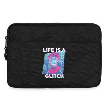 Esthétique vintage Vaporwave rétro streetwear des années 80 - Sacoche pour ordinateur portable 13 pouces - noir - Devant