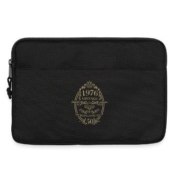 Ornements vintage du 50e anniversaire 1976 - Sacoche pour ordinateur portable 13 pouces - noir - Devant