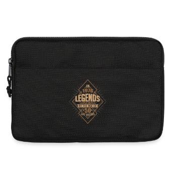 50 Geburtstag Legenden geboren 1976 Leben beginnt - Laptoptasche 13" - Schwarz - Vorne