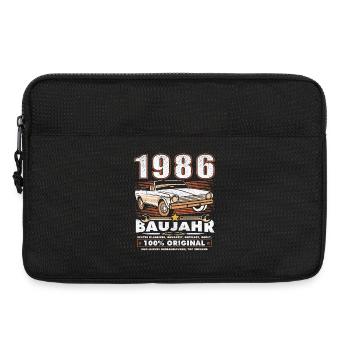1986 Born Birthday Classic Car - Laptop bag 13" - black - Front