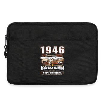 OLDTIMER 1946 LUSTIG 80 JAHRE GEBURTSTAG GESCHENK - Laptoptasche 13" - Schwarz - Vorne