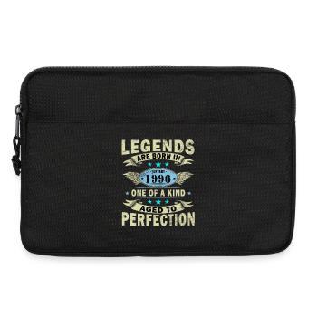 Legenden-wurden-im-Januar-1996-geboren - Laptoptasche 13" - Schwarz - Vorne