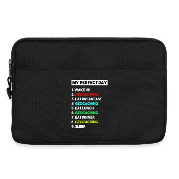 Geocaching Perfekter Tag Schatzsuche im Freien - Laptoptasche 13" - Schwarz - Vorne