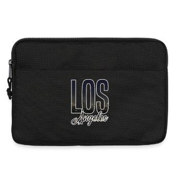 Lettrage de la Skyline de Los Angeles - Sacoche pour ordinateur portable 13 pouces - noir - Devant