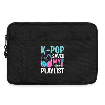 K-Pop Saved My Playlist - Laptoptasche 13" - Schwarz - Vorne