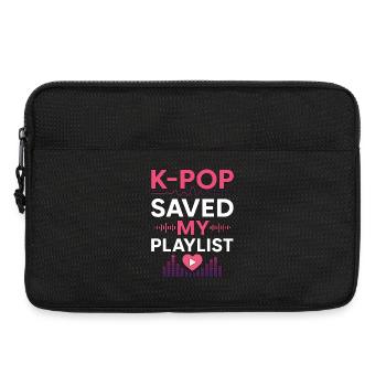 K-Pop Saved My Playlist - Laptoptasche 13" - Schwarz - Vorne