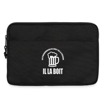 A Strasbourg player is not under pressure, he is under pressure - Laptop bag 13" - black - Front