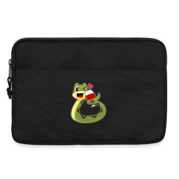 Snake Red Wine - Laptop bag 13" - black - Front