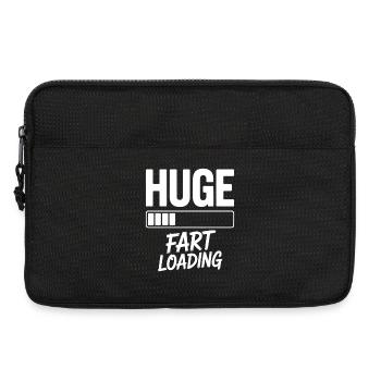 Farting Sayings Fart Funny Farting Gift - Laptop bag 13" - black - Front