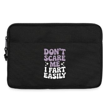 Farting Sayings Fart Funny Farting Gift - Laptop bag 13" - black - Front