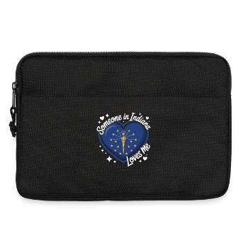 Indiana Heart Love In The State - Laptop bag 13" - black - Front