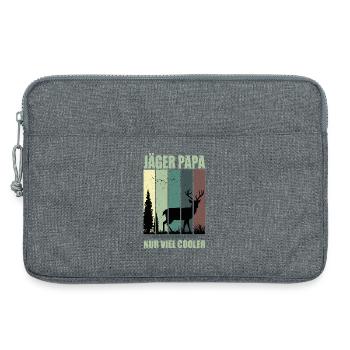 Cadeaux de chasseur Chasse Chasse Examen de chasseur - Sacoche pour ordinateur portable 13 pouces - gris chiné - Devant