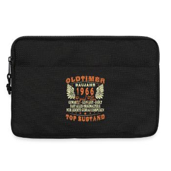 1966 Vintage Born Retro Vintage Birthday - Laptop bag 13" - black - Front