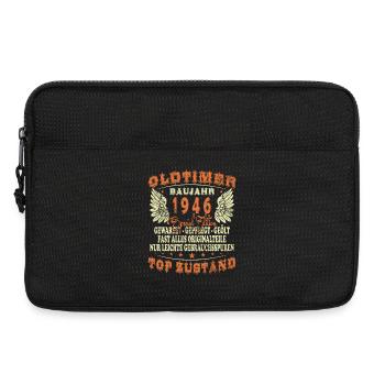 OLDTIMER 1946 LUSTIG 80 JAHRE GEBURTSTAG GESCHENK - Laptoptasche 13" - Schwarz - Vorne