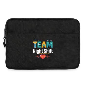 Team Night Shift Med Crew - Laptoptasche 13" - Schwarz - Vorne