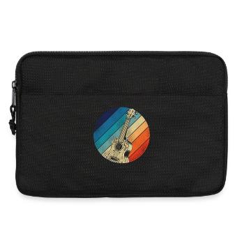 Hawaiian Ukulele Uke Retro Vintage - Laptoptasche 13" - Schwarz - Vorne