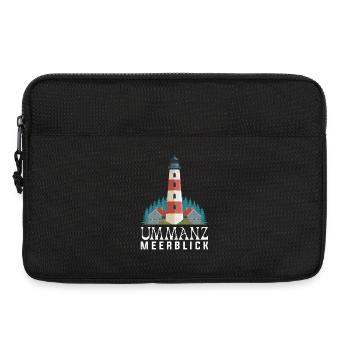 Ostsee Urlaub UMMANZ MEERBLICK Lustiges - Laptoptasche 13" - Schwarz - Vorne