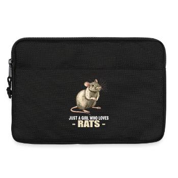 Rat Rat - Laptop bag 13" - black - Front