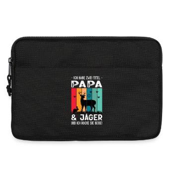 Cadeaux de chasse Chasse Examen de chasseur réussi - Sacoche pour ordinateur portable 13 pouces - noir - Devant