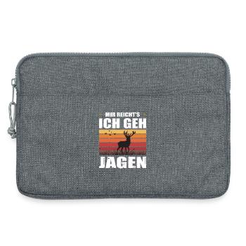 Chasse au cadeau de chasse à l’examen de chasse de chasseur réussi - Sacoche pour ordinateur portable 13 pouces - gris chiné - Devant