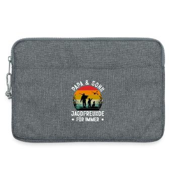 Cadeaux de chasse Chasse Examen de chasseur réussi - Sacoche pour ordinateur portable 13 pouces - gris chiné - Devant