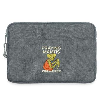 Mantide im Gebet – Flüsterer - Laptoptasche 13" - Grau meliert - Vorne