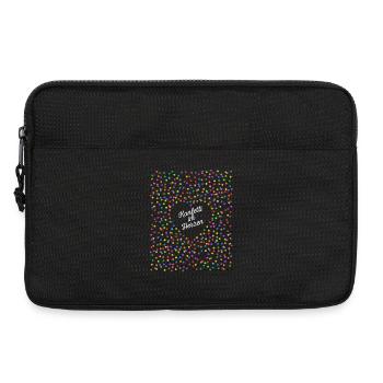 Confetti in the Heart - Carnaval en costume de sang - Sacoche pour ordinateur portable 13 pouces - noir - Devant