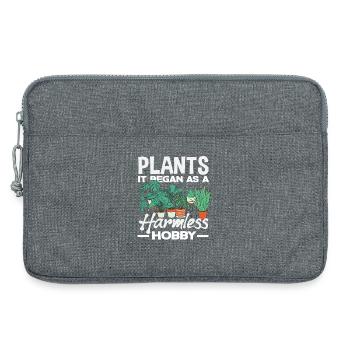 Plantes Ça a commencé comme un passe-temps inoffensif - Sacoche pour ordinateur portable 13 pouces - gris chiné - Devant