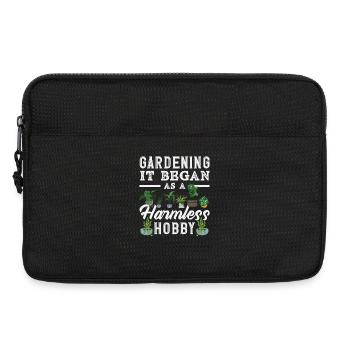Gardening It started as a harmless hobby garden - Laptop bag 13" - black - Front