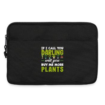 Tu veux m’acheter plus de plantes ? - Sacoche pour ordinateur portable 13 pouces - noir - Devant