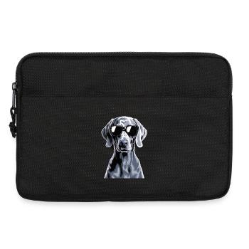 Weimaraner - Sacoche pour ordinateur portable 13 pouces - noir - Devant