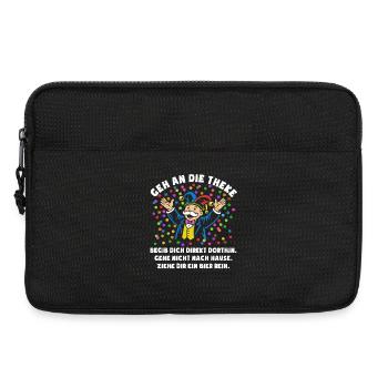 Cheers | Confetti | Go to the bar | Costume - Laptop bag 13" - black - Front