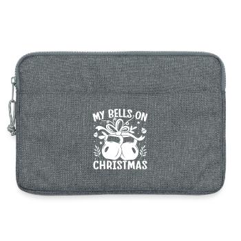 Les accros à la salle de sport Mon Clochette sur la Calisthénie de Noël - Sacoche pour ordinateur portable 13 pouces - gris chiné - Devant