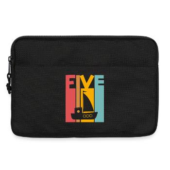 Navire à voile du 5e anniversaire - Sacoche pour ordinateur portable 13 pouces - noir - Devant