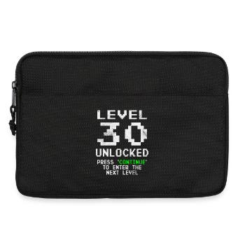 Niveau 30 débloqué - Sacoche pour ordinateur portable 13 pouces - noir - Devant