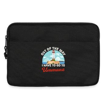 Baltic Sea OUT OF THE WAY I HAVE TO GO TO UMMANZ Funny - Laptop bag 13" - black - Front