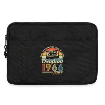 Original 1966 Jahrgang Vintage Geburtstag Retro - Laptoptasche 13" - Schwarz - Vorne