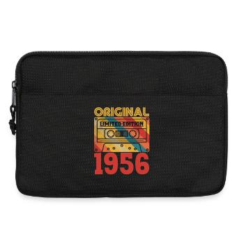 70e Anniversaire 70 ans Original 1956 Vintage - Sacoche pour ordinateur portable 13 pouces - noir - Devant