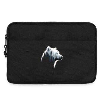 Bear, Forest, Nature, Wilderness, Animal, Bear Artwork - Laptop bag 13" - black - Front