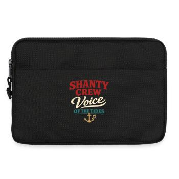 Communauté de musique folk Shanty Crew - Sacoche pour ordinateur portable 13 pouces - noir - Devant