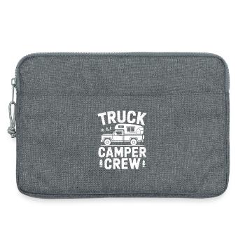  Truck Camper Crew Offroad Camping Abenteuer - Laptoptasche 13" - Grau meliert - Vorne
