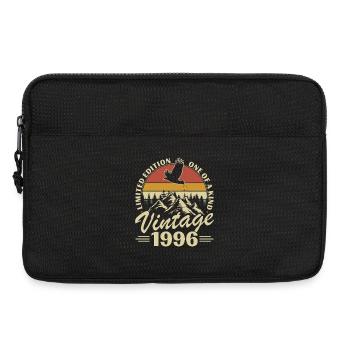 1996 Vintage Rétro Cadeau D'anniversaire - Sacoche pour ordinateur portable 13 pouces - noir - Devant