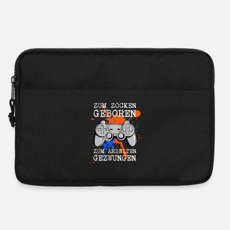 Born to gamble Forced to work - Laptop bag 13" - black