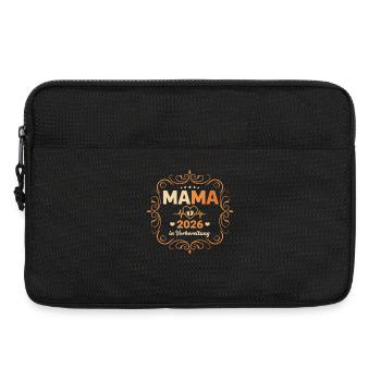 Mama 2026 in Vorbereitung – Nachwuchs Ankündigung - Laptoptasche 13" - Schwarz - Vorne
