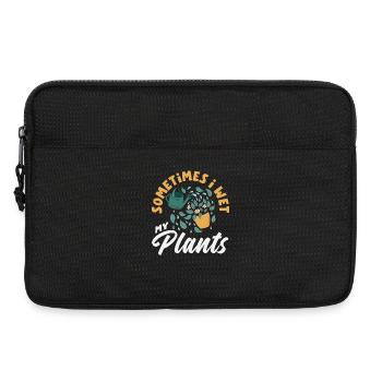 Je mouille mes plantes amoureuse des plantes - Sacoche pour ordinateur portable 13 pouces - noir - Devant