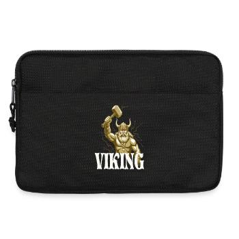 Légende viking viking marin Odin Raven Fighter - Sacoche pour ordinateur portable 13 pouces - noir - Devant